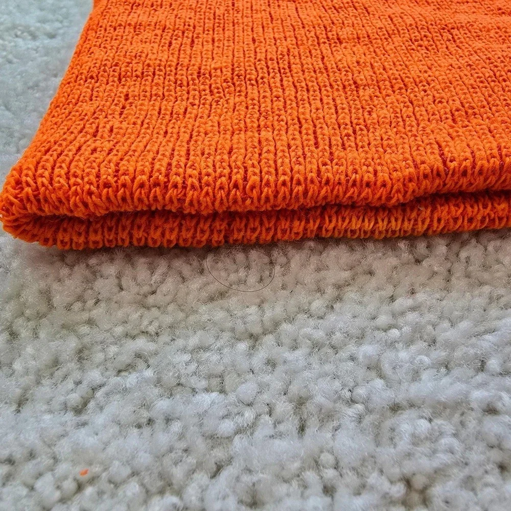 Blaze Orange Hunting Neck Warmer Gaiter Ear Band‎ 1980s Vintage